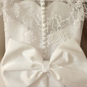 Kingdom Boutique Girls Custom Dress - Size 7 - White